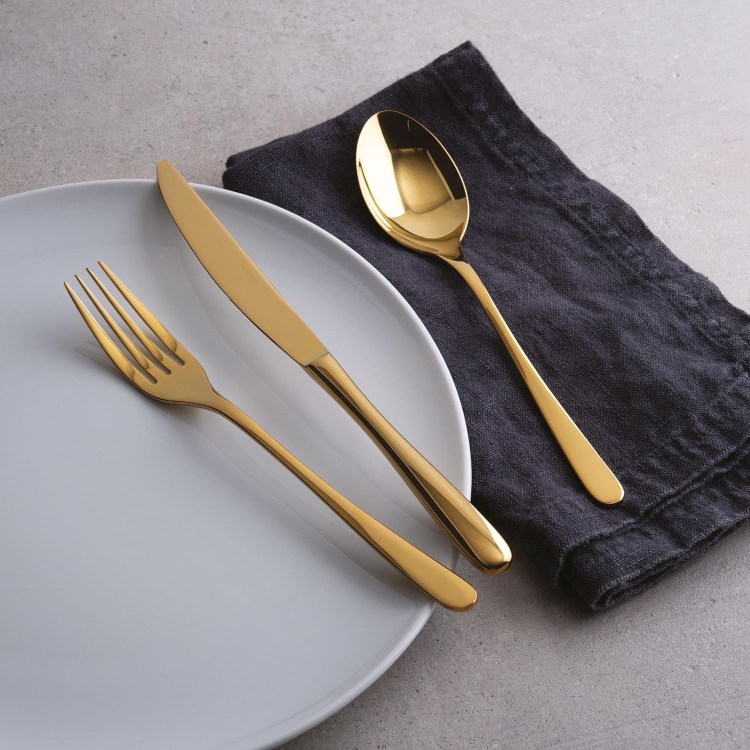 Sambonet 52553G81 - Taste Golden Besteckset 24-teilig Kitchen Naty Shop