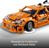 LEGO Technic Fast and Furious Toyota Supra MK4 – Spielzeugauto – Mit 6-Zylinder-Motor und aufklappbaren Türen – Modellset für Jungen und Mädchen ab 9 Jahren – Geschenkidee zum Geburtstag 42204 Bausets Beuche den LEGO-Store