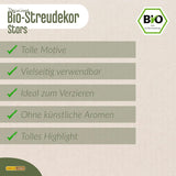 DECOCINO Bio-Streuselsterne, 50 Gramm Streusel Naty Shop
