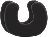 Schwarzer Kissenbezug im Doppelpack, perfekt für ANDAR-Nackenkissen, Mako-Baumwolle (Doppel-Jersey), nicht bügeln und im Trockner trocknen, 2-teiliges Kissenbezug-Set mit Reißverschluss, Öko-Tex-zertifiziert, für orthopädische Nackenkissen, Naty Shop Schwarz