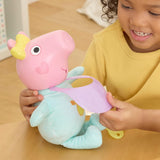Peppa Pig 28 cm Evie Interaktive Puppe mit 20 Geräuschen und vielen Funktionen, Spielzeugset für Kinder ab 3 Jahren