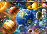 Educa - Puzzle 500 Teile für Erwachsene | Sonnensystem, Puzzle 500 Teile für Erwachsene und Kinder ab 11 Jahren, Planeten, Weltraum, Weltraum (18449) Puzzle Naty Shop Standardtitel