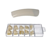 Sun Garden Nails einphasiges transparentes Gel 30 ml + Box mit 100 Spitzen + Kleber für Spitzen 7 ml