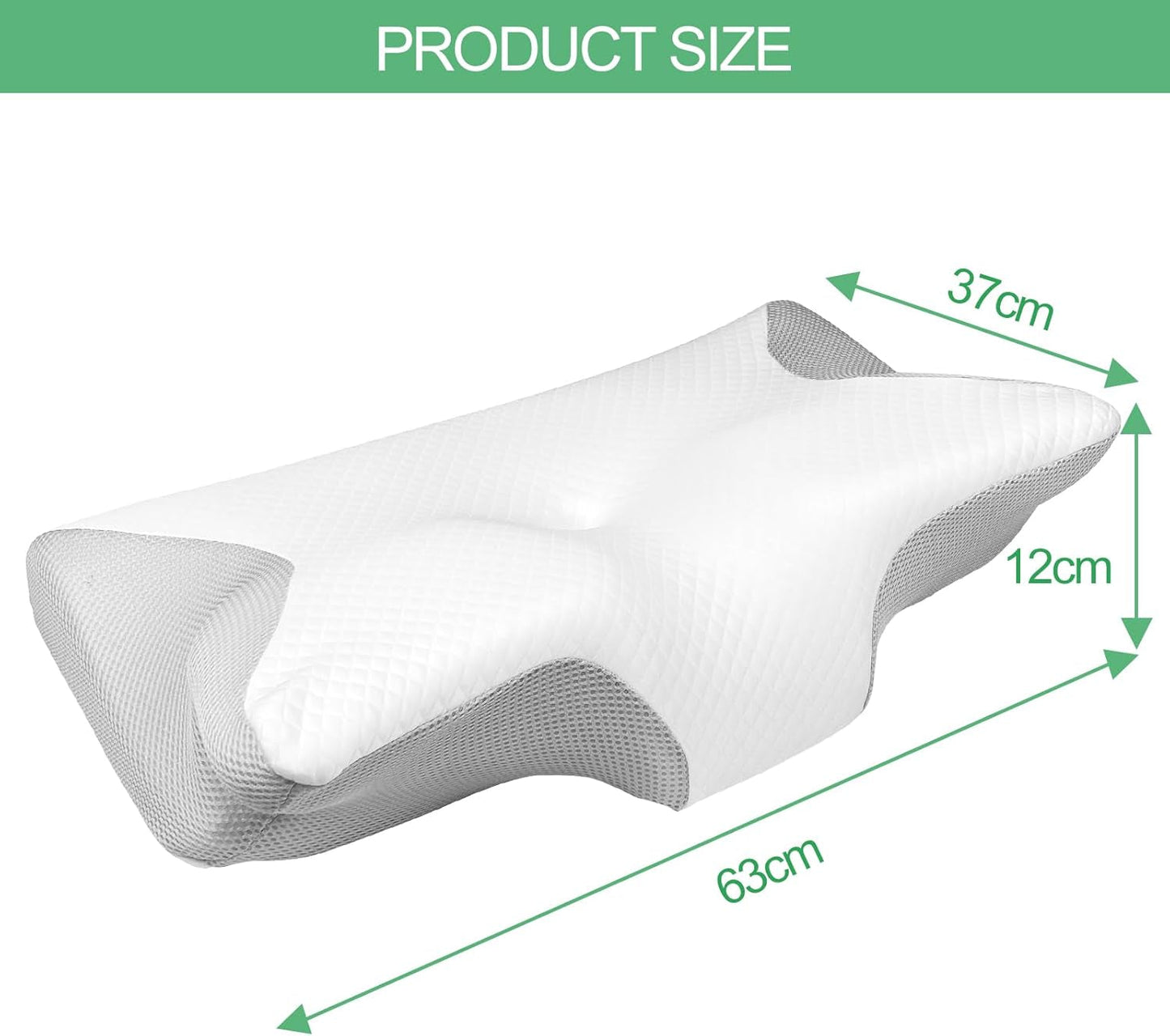 Orthopädisches Kissen, Nackenschmerzkissen, Memory-Schaum-Kissen, orthopädisches Nackenkissen, orthopädisches Schlafkissen, orthopädisches Nackenstützkissen, Anti-Schnarch-Kissen, Teile für zervikale orthopädische Kissen, Naty Shop
