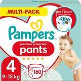 Pampers Premium Protection Pants Größe 5, 144 Windeln, 11 kg – 17 kg, mit 360°-Anpassung und weichen Anti-Leck-Bündchen für optimalen Komfort und Schutz