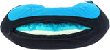 Kine Travel 169803 Gel-Nackenkissen Physiogeprüftes ergonomisches Reisekissen Schwarz & Blau Reisekissen Naty Shop