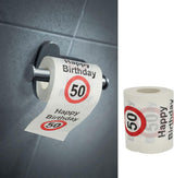 4er Set Toilettenpapiere „Alles Gute zum 40. Geburtstag“ │40. Geburtstag 24 Meter 2-Stoffe 180Gr/Qm │ Toilettenpapier Motiv Toilettenpapier (4 X Toilettenpapier 40)