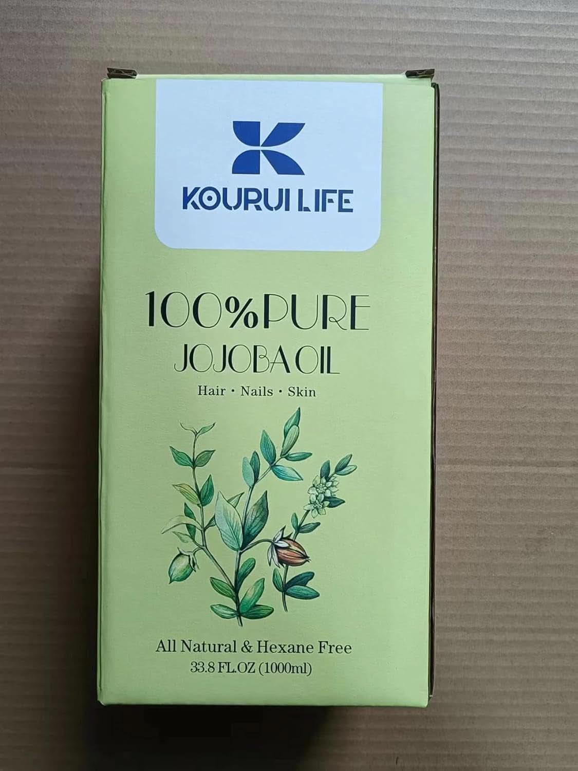 Bio-Jojobaöl 1 Liter, 100 % rein Kosmetik und Schönheit Naty Shop