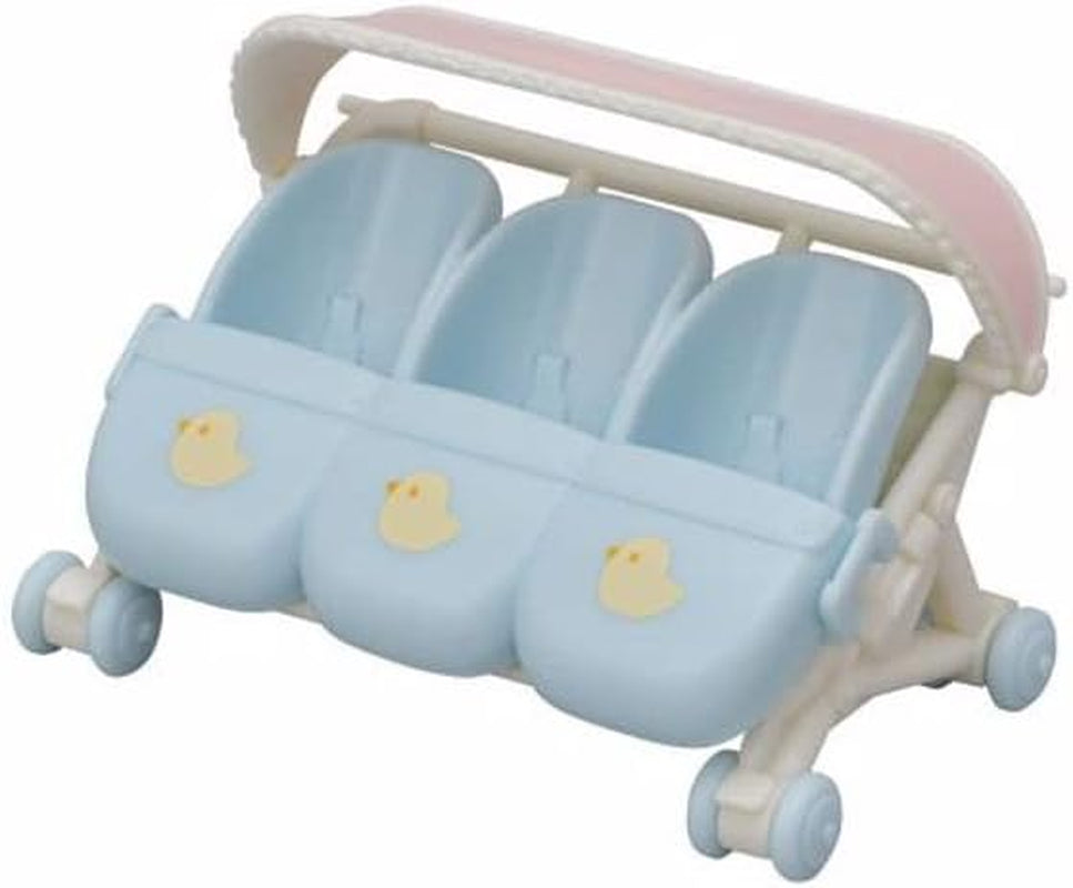 Sylvanian Families L5533 Triplets Kinderwagen – Puppenhaus-Spielset Naty Shop Dolls