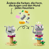 LEGO Classic Creative Animals, Box mit bunten Steinen, Baustein-Tierfiguren wie Hund, Katze, Hase, Hamster und Vogel, Konstruktionsspielzeug für Jungen und Mädchen ab 5 Jahren 11034 Bausets Besuchen Sie den LEGO-Store