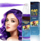 Haarspray-Farbe – 30 ml grünes temporäres Haarfärbespray, natürliches Haarfärbemittel, temporäres Haarfärbespray, waschbare Haarfarbe für Party, Cosplay, Halloween (grün), Naty Shop violette Haarfarbe