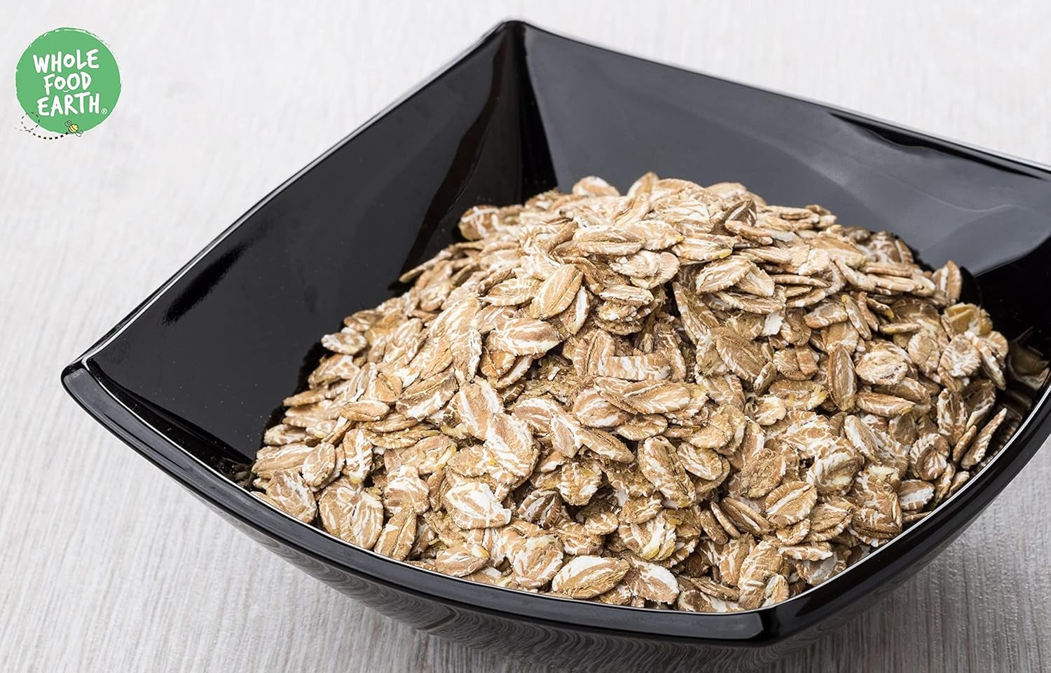 Wholefood Earth Roggenflocken – gentechnikfrei – vegan – milchfrei – ohne Zuckerzusatz, 1 kg