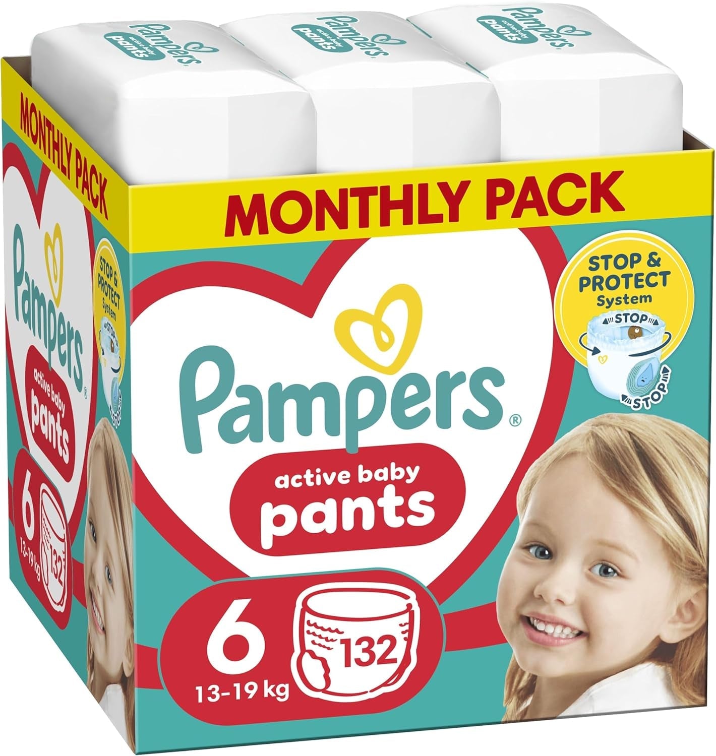 Pampers (alte Version), Hose Jungen/Mädchen 4 176 Stk.
