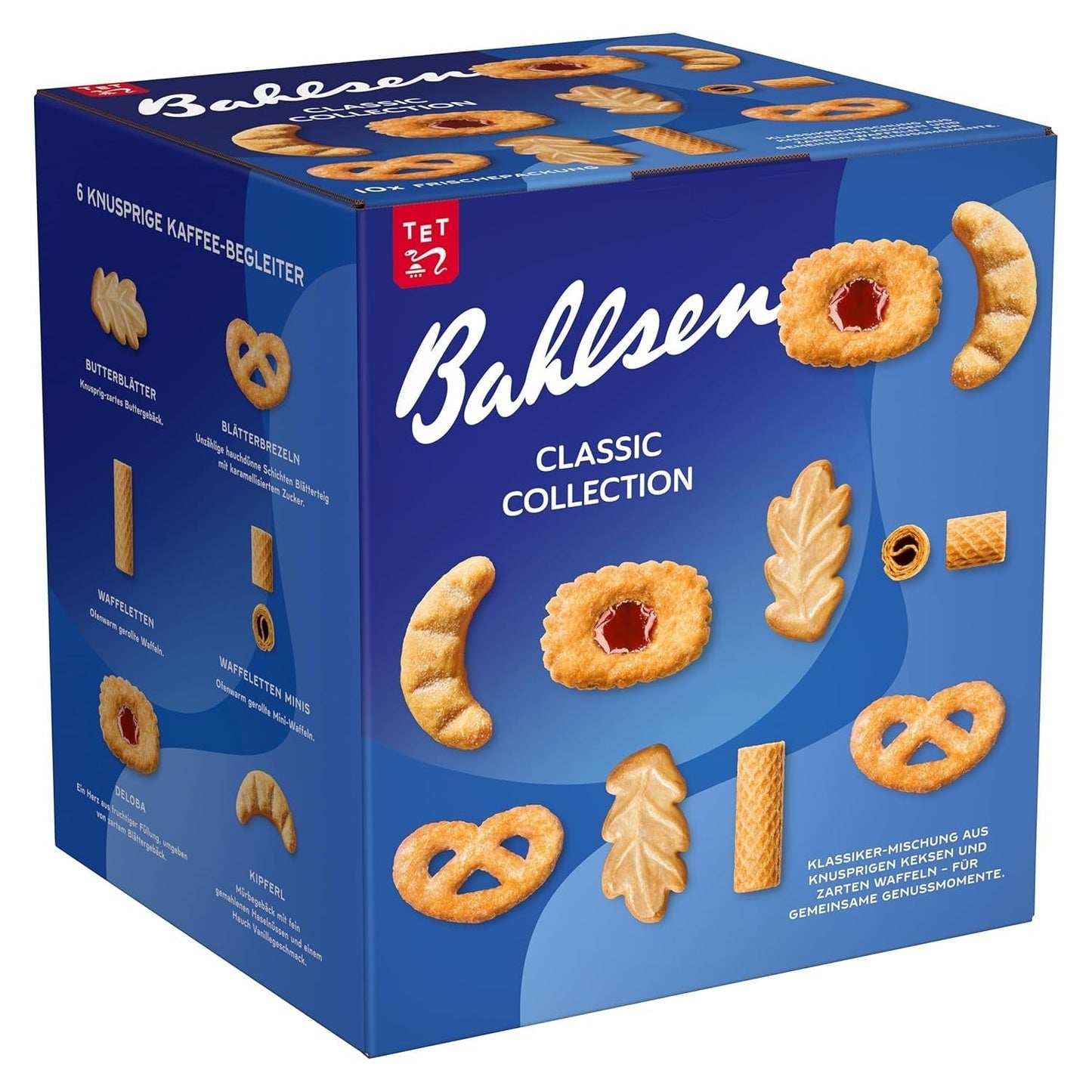 Bahlsen Caroline Collection – 1 Packung – Keks- und Waffelmischung (10 x 161 g/1610 g)