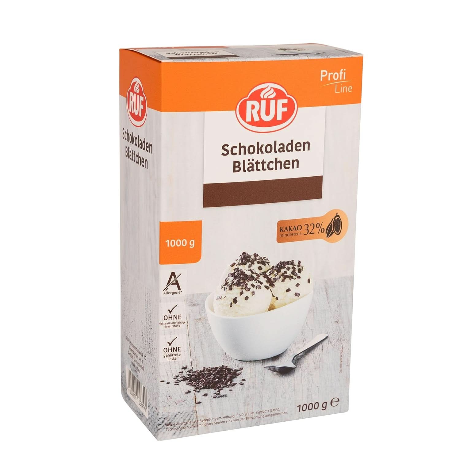 RUF Regenbogenfarbene Zuckerstreusel, 1 Kilo Streusel Naty Shop Schokoladenflocken