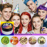 Grüne temporäre Haarfarbe, Styling-Haarfarbe für Männer und Frauen, natürliche Haarpomade, Haarfärbewachs für Party, Cosplay & Halloween, Weihnachten, cremefarbene temporäre Haarfarbe (100 g, grün) Naty Shop Haarfarbe