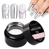 Makartt 3D Nail Art Gel – Strass-Klebegel 15 g für Nagel-Schlüsselanhänger, multifunktionales Nagelskulptur-Gel für DIY-Nageldesign, Nagelskulptur-Nagelmodellierung zu Hause (transparent)