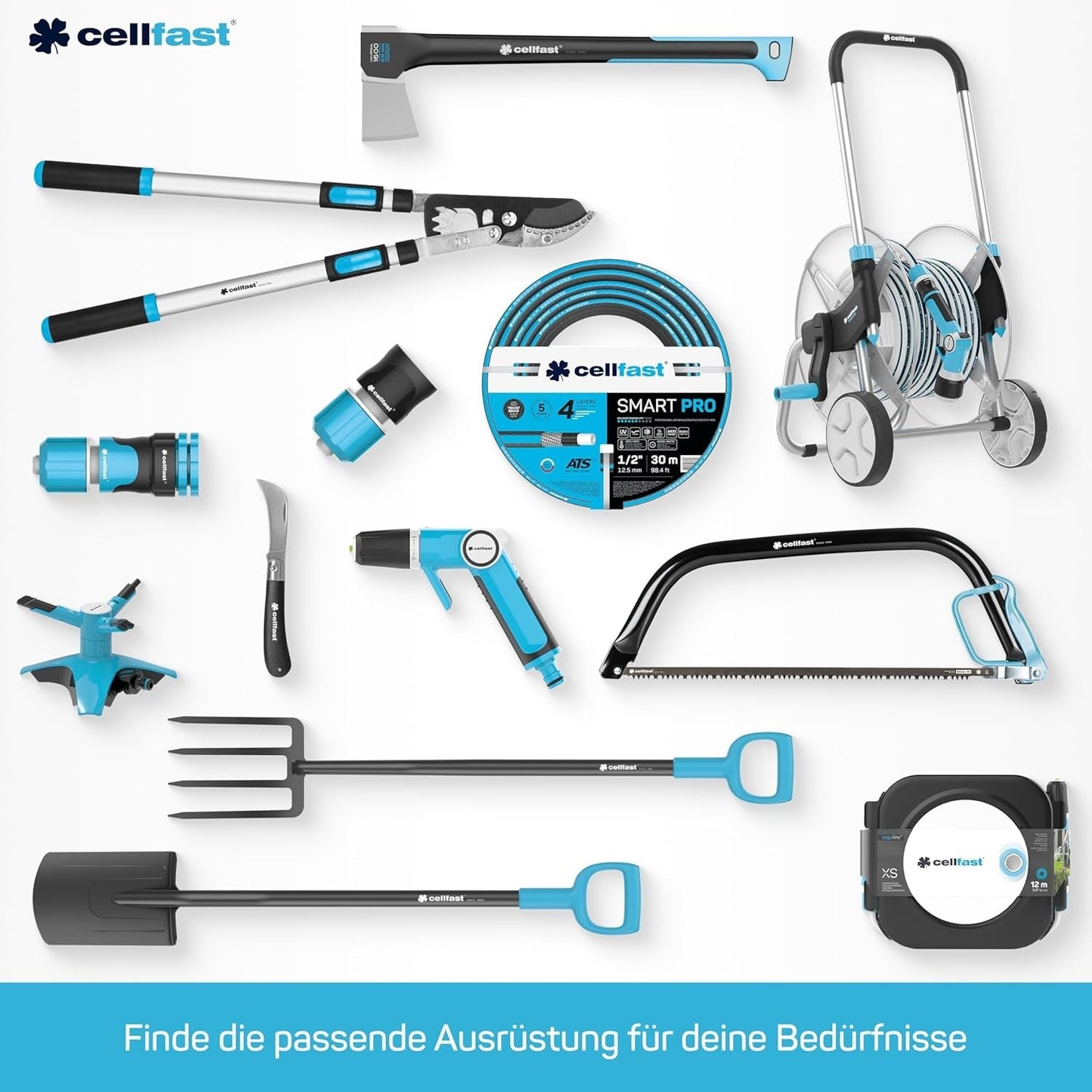 Cellfast Basic-Anschluss, blau, G3/4" (26,5 mm)