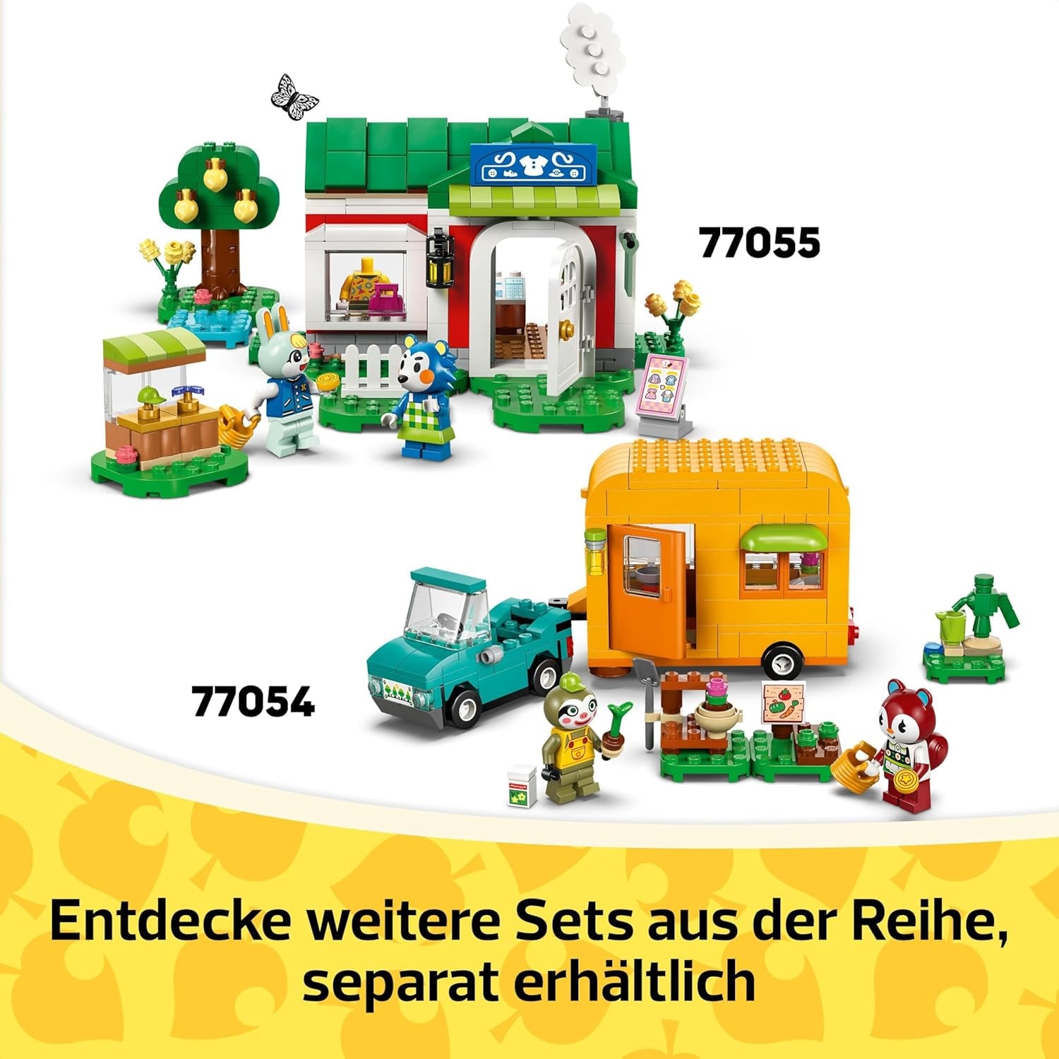 LEGO Animal Crossing Stargazing mit Euphemia, Bauset für Kinder, fantasievolles Rollenspiel-Videospielset, Spielzeug für 6-jährige Mädchen und Jungen, Figur Tierspielzeug 77053 Bausets Besuchen Sie den LEGO-Store