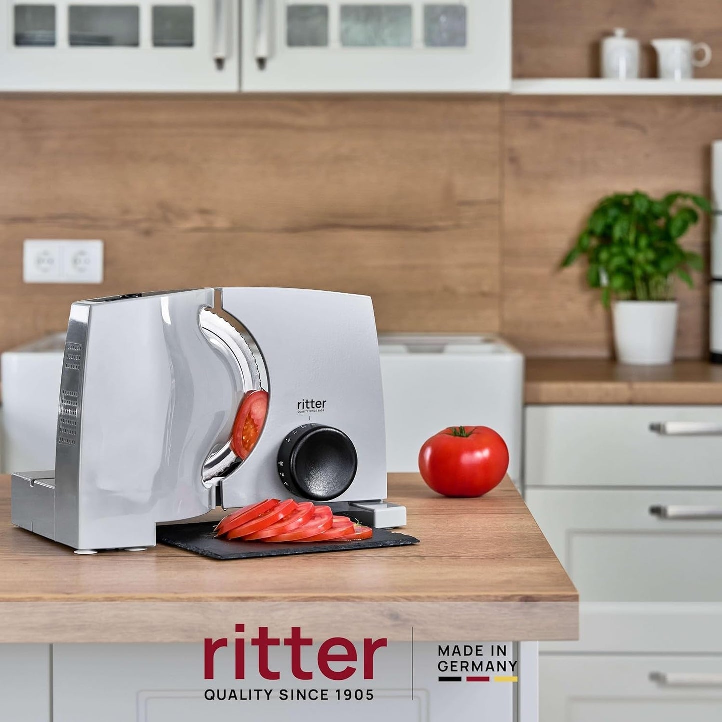 Ritter Nova 1 Duo plus Multifunktions-Elektroschneider Rasnite und Allesschneider Naty Shop