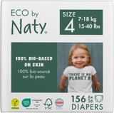 Eco Diapers Eco by Naty Baby Eco Diapers – hochwertige Bio-Windeln, umweltfreundlich, aus pflanzlichen Materialien, ideal für empfindliche Babyhaut (Größe 5 – 80 Stück)