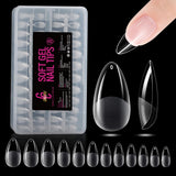 504 Stück Ballerina Medium Gel-Nageltypen: Gel-Nagelspitzen, PMMA-Kunstnägel, Nagelverlängerungen, künstliche Nägel, 12 Größen