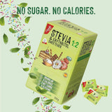 Stevia + Erythritol 1:2 Süßstoff | 204 Mythosbeutel 2,5 G | 100% Natürlicher Zuckerersatz - 0 Kalorien - 0 Glykämischer Index - Keto Und Paleo - 0 Kohlenhydrate - Kein GVO - Castello seit 1907-510 G Sweeteners Naty Shop