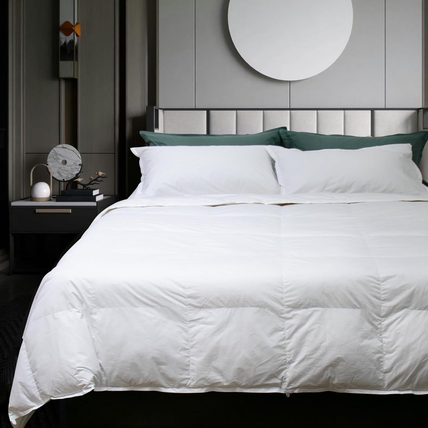Nottetempo, Gänsedaunendecke, Einzelbett, 205 x 155 x 2 cm, Bianco Bettdecken und Steppdecken Naty Shop Single 205 x 155 x 2 cm