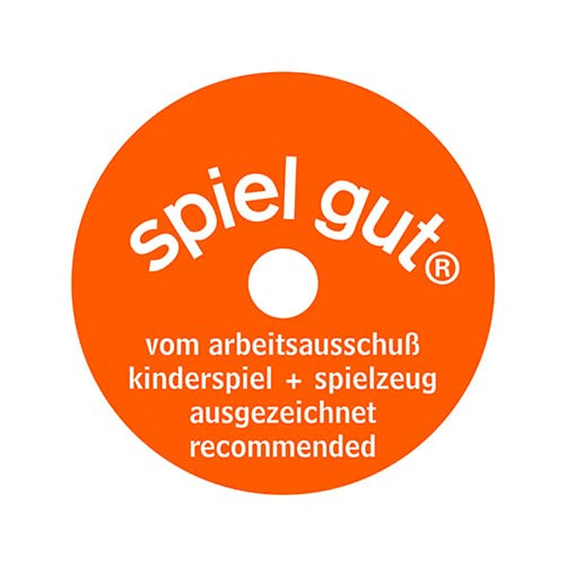 GRÜNSPECHT Bio-Beißring aus Naturkautschuk für zahnende Babys, massiert das Zahnfleisch, BPA-frei, weich, fördert die Feinmotorik, Dinosaurier-Muster (639-V1)