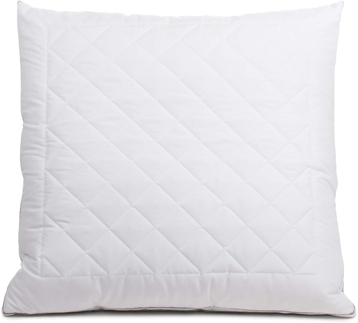 Gözze - Kissen mit Innenkissen 150G und Klimastreifen, inklusive Nachfüllbeutel, 40 x 80 cm - Weiß Naty Shop Standardkissen Weiß 80 x 80 cm