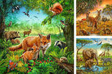 Ravensburger Puzzle für Kinder – 09330 Tiere der Erde – Puzzle für Kinder ab 5 Jahren, mit 3X49 Teilen Puzzle Naty Shop