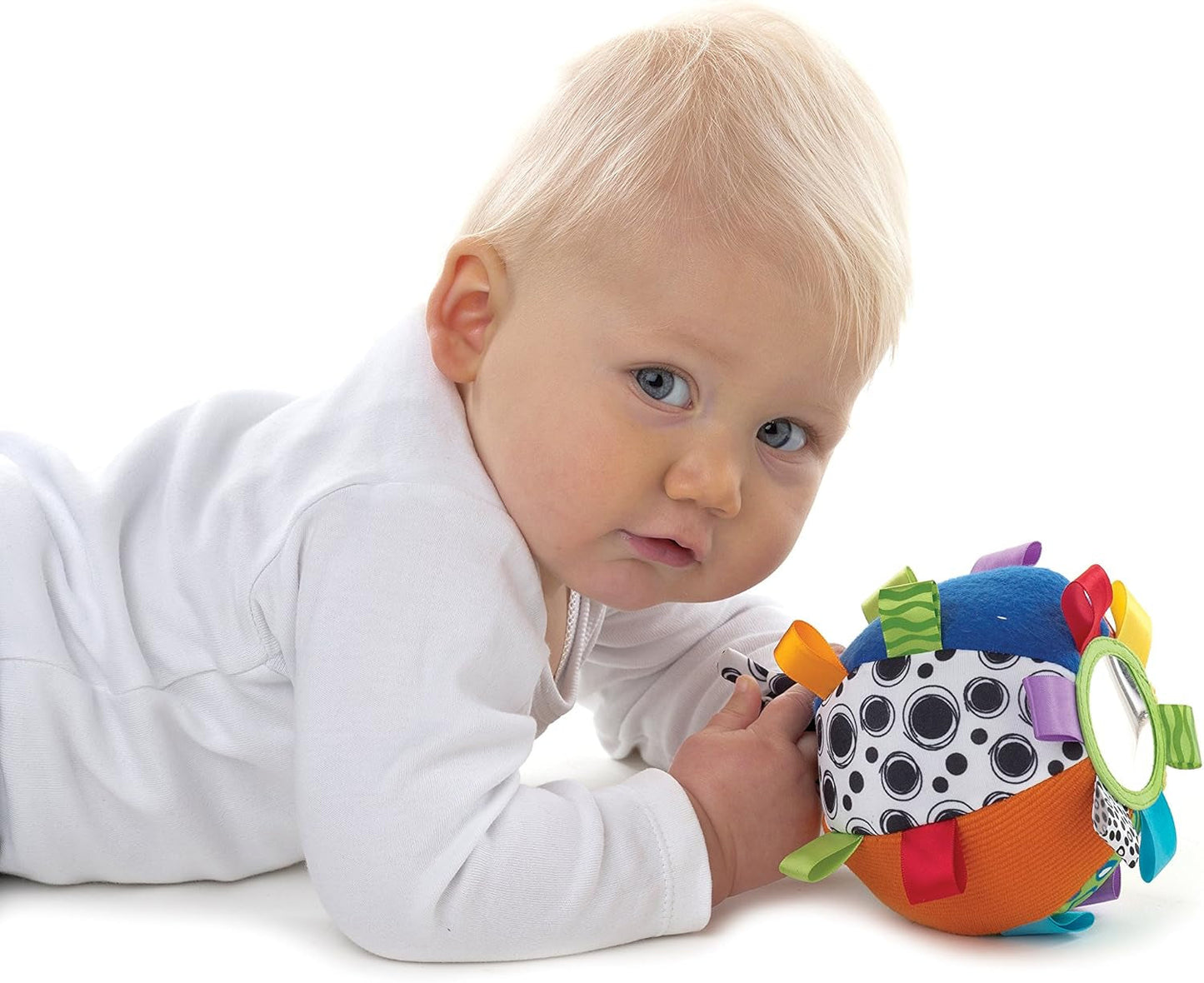 Playgro Loopy Loops Kuschelball – Kuschelball für Babys – Babyspielzeug – Babyspielzeug – Spielzeug – Spielzeug – Buntes Babyspielzeug Naty Shop