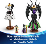 LEGO® Disney Villains The Dresses Of Maleficent And Cruella De Vil – Spielzeug für Jungen und Mädchen ab 9 Jahren – Inkl. 2 Minipuppen und 2 Tierfiguren – Geburtstagsgeschenk für Fans 43262 Bausets Besuchen Sie den LEGO-Store