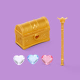 Simba Steffi Love Princess Diamond Princess Spielpuppe mit magischer Schatztruhe, Zepter und Diamanten, 29 cm, ab 3 Jahren