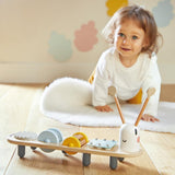 Janod – Musikstücke „Sweet Cocoon“ – 5 musikalische Aktivitäten für Kinder – Frühe musikalische Bildung – FSC-Holzspielzeug – Ab 12 Monaten, J04058 Babyspielzeug Naty Shop