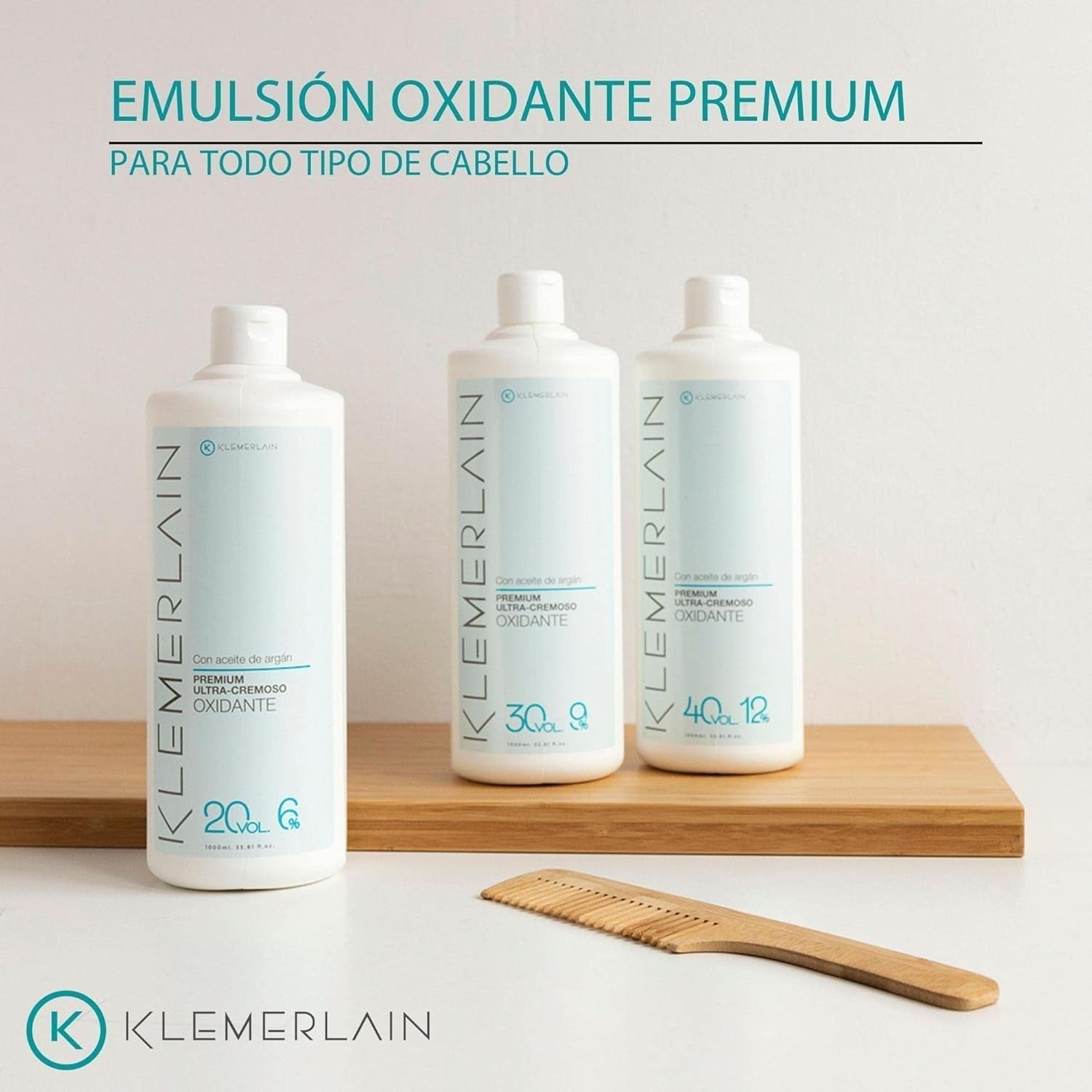 Haarcreme mit Sauerstoff. Ultra-Creme mit Oxidationsmittel für das Haar. Permanente Haarfarbe. vegan. Haarfärbemittel - 1000 ml (20 Vol., 6%) Haarfärbemittel Naty Shop