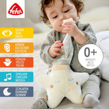 Fehn Spieluhr Baby Einschlafhilfe Stern – Spieluhr mit abnehmbarem Spielwerk zum Aufhängen – Einschlafhilfe Lied „Weißt du wieviel Sternlein stehen“ – Spielzeug für Babys und Kinder ab 0+ Monaten Toys Bebe Naty Shop