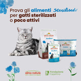 Almo Nature Functional – Sterilisiert – Nassfutter für ausgewachsene und ältere Katzen, sterilisiert oder weniger aktiv – mit Kabeljau und Huhn – Fettarm, feuchtigkeitsspendend – 70 g (6er-Pack)