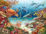 Ravensburger Kinderpuzzle 13411 - Meeresbewohner am Korallenriff - Warum? Warum? Warum? Puzzle 150 Teile XXL + Wissensposter, für Kinder ab 7 Jahren Puzzle Naty Shop