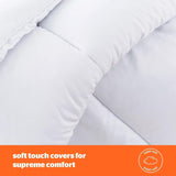 Silentnight so Snug 534222GE Bettdecke für Kingsize-Betten, 15 Tog, warm, kuschelig, dick, hypoallergen und maschinenwaschbar, weiß, Kingsize-Bettdecken und Steppdecken Naty Shop