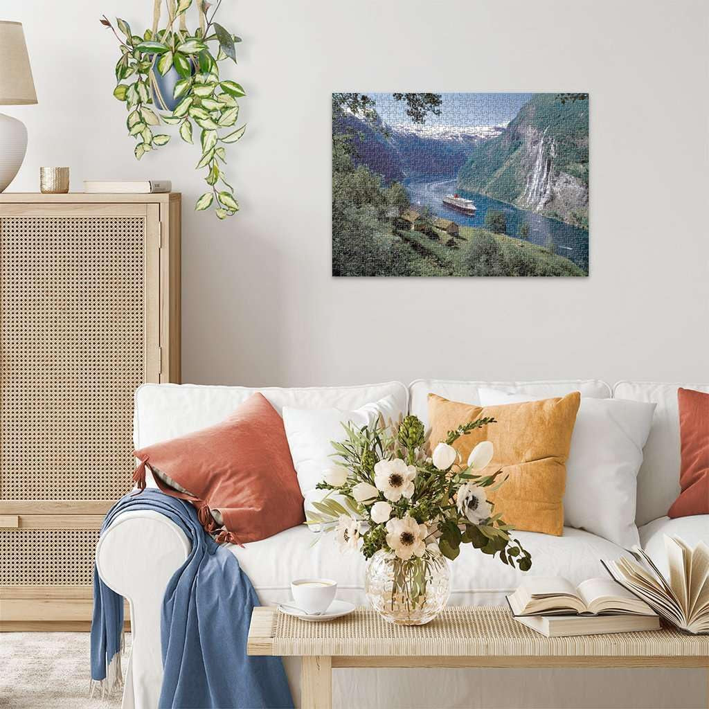 Ravensburger Puzzle 12000475 – Norwegischer Fjord – 1000 Teile Puzzle für Erwachsene und Kinder ab 14 Jahren, norwegisches Landschaftspuzzle Puzzle Naty Shop