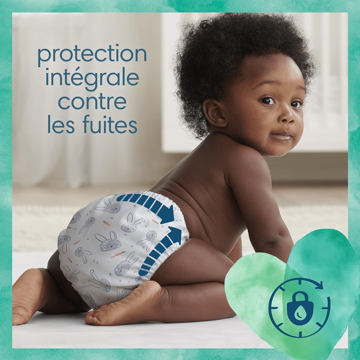 Pampers – Harmony Hybrid Starter Pack, 3 waschbare Windeln + 25 Einweg-Oberschichten – 1 Packung