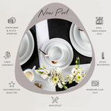 Sänger New Port Kaffeetassen-Set, 12 Tassen-Set für 6, weiße Porzellantassen und Untertassen, 150 ml | DIE PREMIUM-KOLLEKTION