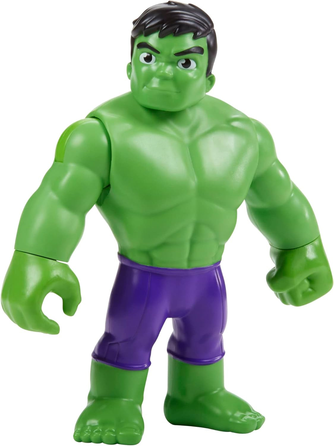 Marvel Spidey und seine erstaunlichen Freunde und seine außergewöhnlichen Freunde, riesige Heldenfigur, 22 cm großes Hulk-Spielzeug für Kinder ab 3 Jahren, Einheitsgröße, Actionfiguren, Naty Shop