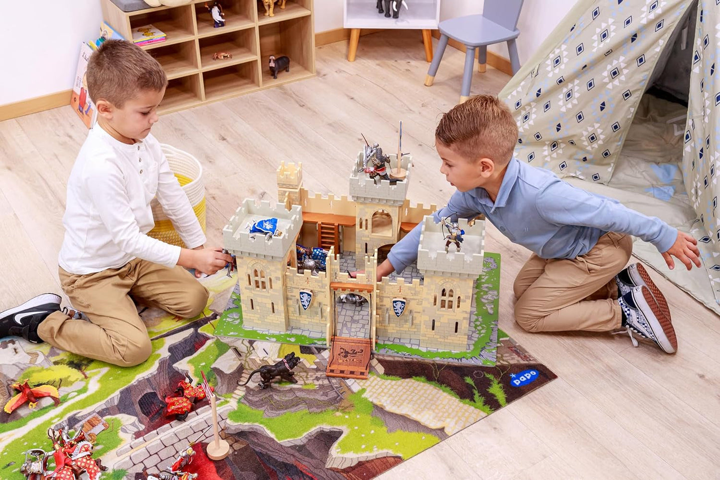 Papo - 36025 - Eisgolem - Mittelalter & Fantasy - Für Kinder - Für Jungen und Mädchen geeignet - Ab 3 Jahren Actionfiguren Naty Shop