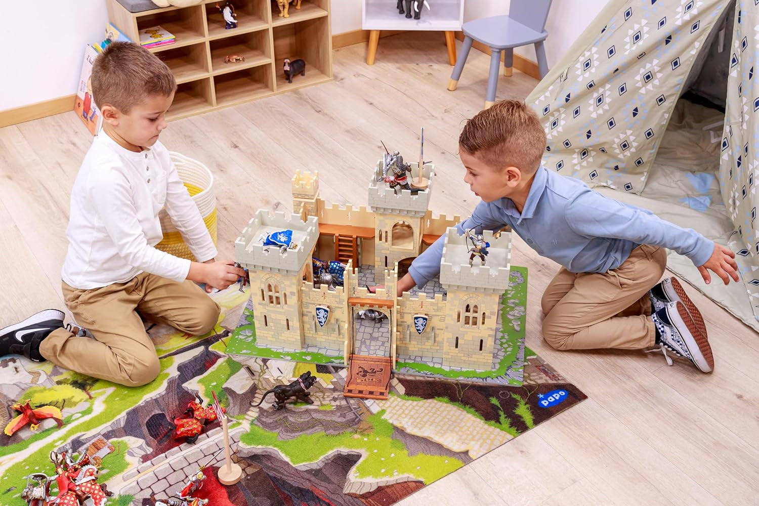 Papo - 36025 - Eisgolem - Mittelalter & Fantasy - Für Kinder - Für Jungen und Mädchen geeignet - Ab 3 Jahren Actionfiguren Naty Shop