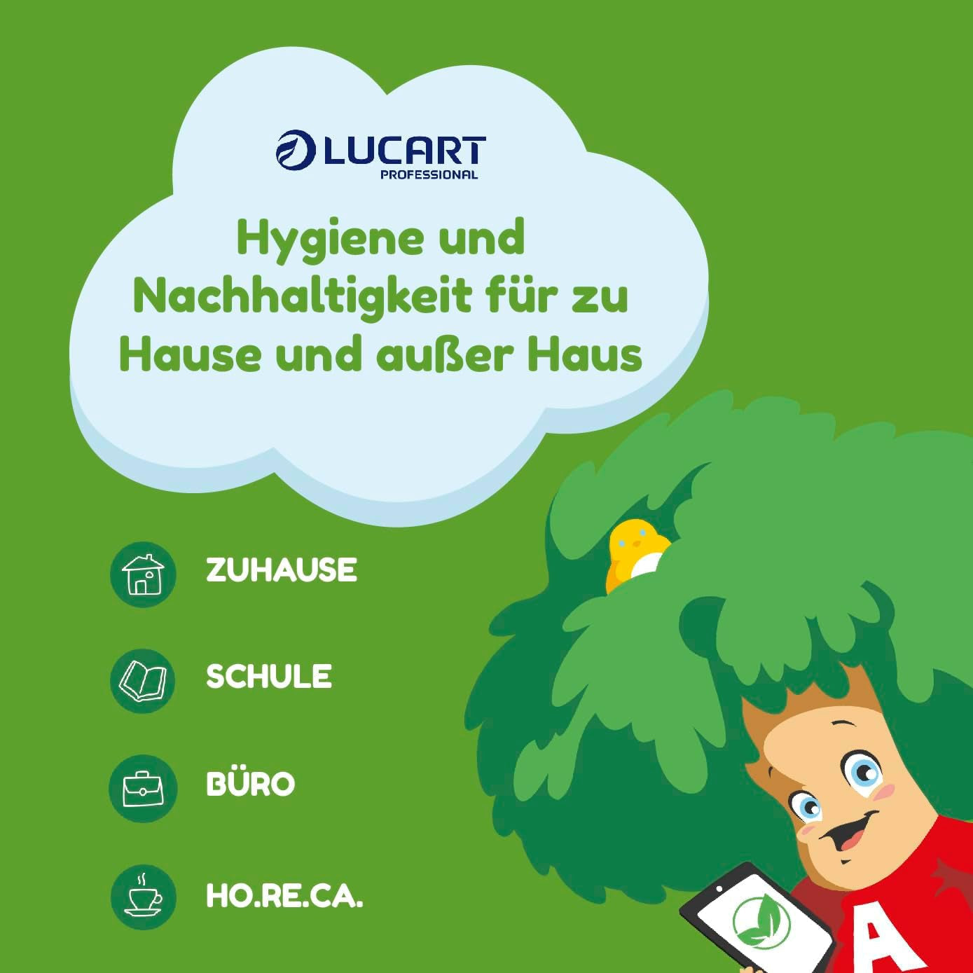 Jumbo Eco Toilettenpapierrollen, 2-lagig, Handwaschcreme mit reinigender, feuchtigkeitsspendender und glättender Formel – Blumenduft – 5 l, 6 Stück (1er-Pack)