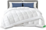 VOUNOT Bettdecke 155 x 200 cm, 4-Jahreszeiten-Winterbettdecke, 2er-Set, 500 g/m², bestehend aus 2 zusammengeknüpften Steppdecken, anpassbare Bettdecke für Sommer und Winter, Öko-Tex-Standard. Bettdecken und Steppdecken, Naty Shop 4-Jahreszeiten-Decken-Set, 2 Stück, 200 x 200 cm