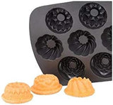 Backform für 9 Muffins Gugelhupf Original Kaiser Inspiration, 38 x 27 cm, antihaftbeschichtet Naty Shop