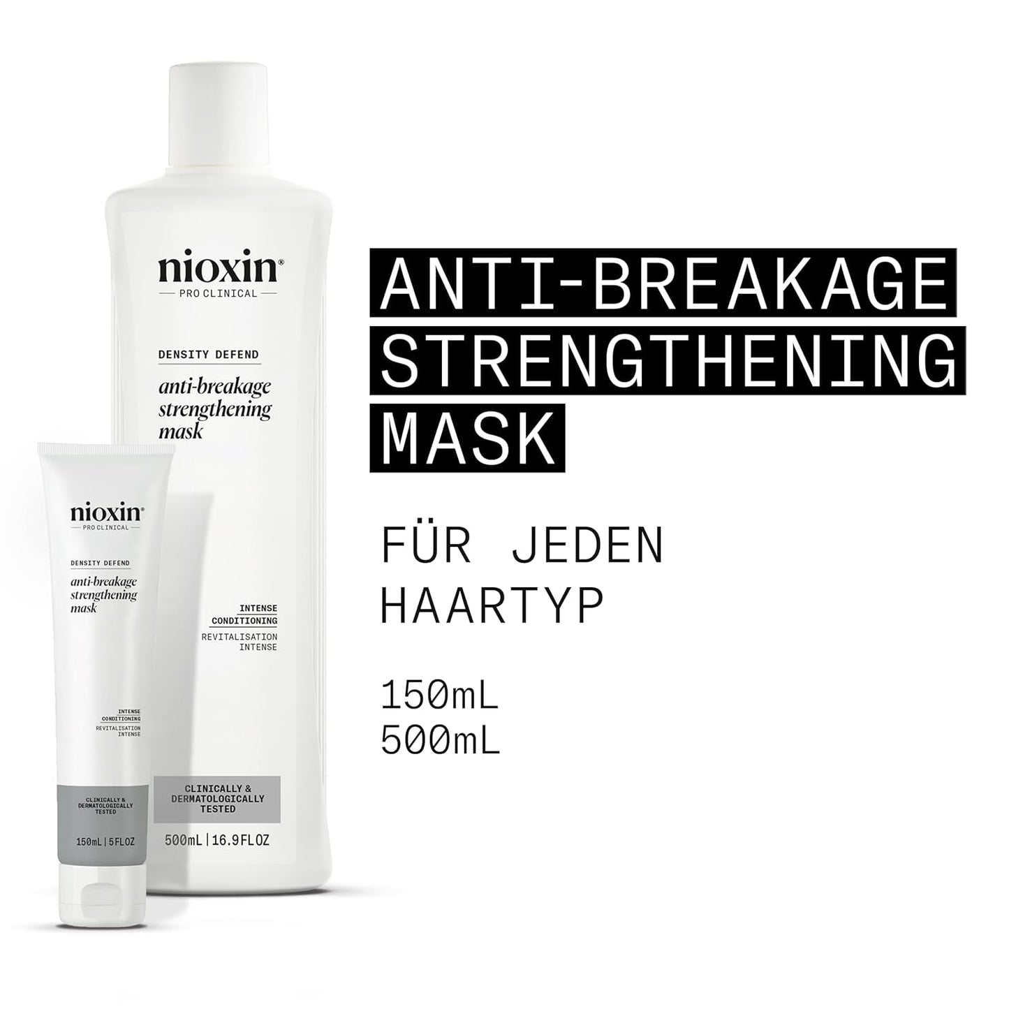 Nioxin Density Defend Anti-Breakage Strengthening Hair Mask – Feuchtigkeitsspendende Haarmaske gegen Haarbruch, Leave-in-Haarpflege mit Vitamin C. Haarmaske Naty Shop